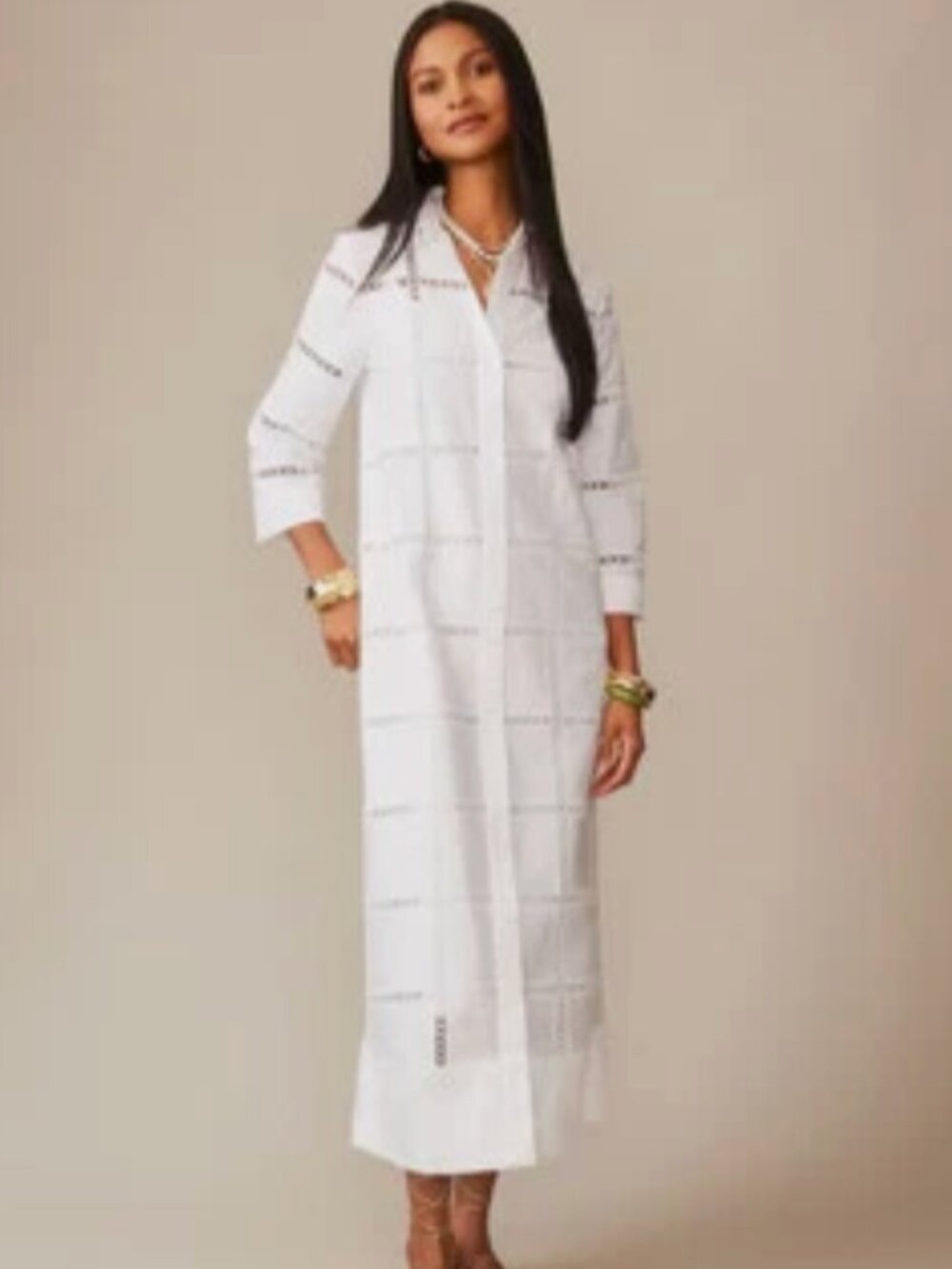 J.McLaughlin Rachel White Embroidered Dress size XS. NWT